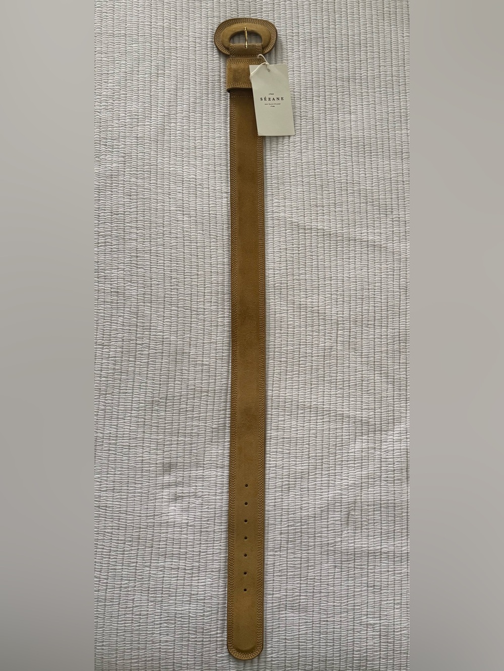 Sezane “Jones” Suede Waist Belt